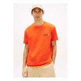 Tommy Jeans Regular Fit Baskılı T-Shirt, XL, 5003340402, Kırmızı, Erkek