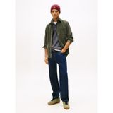 Tommy Jeans Regular Fit Haki Düz Erkek Gömlek DM0DM22021MRH Tjm Reg Baby Cord Shı - XL