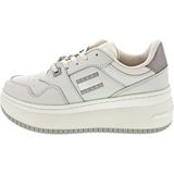 Tommy Jeans Retro Basket Flatform Kadın Bej Spor Ayakkabı