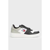 Tommy Jeans Retro Deri Sneaker Ayakkabı Erkek Ayakkabı EM0EM01395 Pmı - Gri