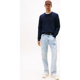 Tommy Jeans Slim Fit Erkek Kazak DM0DM21787 Indıgo - İndigo - 2XL