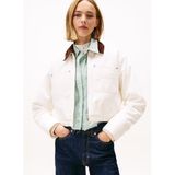 Tommy Jeans Standart Ceket, L, 5003298431, Beyaz, Kadın
