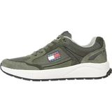 Tommy Jeans Suede Trainers Sneaker Green Günlük Süet Spor Ayakkabı Yeşil
