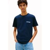Tommy Jeans Tişört, S, DM0DM22547, Mavi, Erkek