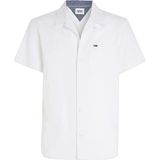 Tommy Jeans Tjm Clsc Linen Camp Shirt Gömlek Erkek - Beyaz - XL