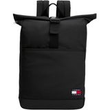 Tommy Jeans tjm ess daily rolltop backpack Erkek Sırt Çantası Black Orta