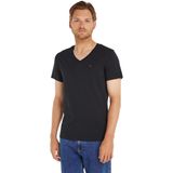 Tommy Jeans TJM ORIGINAL JERSEY V NECK TEE Erkek T-shirt TOMMY BLACK S