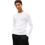 Tommy Jeans TJM ORIGINAL RIB LONGSLEEVE TEE Erkek T-shirt CLASSIC WHITE XL