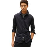 Tommy Jeans TJM ORIGINAL STRETCH SHIRT Erkek SHIRT TOMMY BLACK L