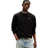 Tommy Jeans TJM REG S FLAG CREW Erkek Sweatshirt Black XXL