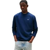 Tommy Jeans TJM REG S FLAG CREW Erkek Sweatshirt Dark Blue XXL