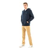 Tommy Jeans TJM REG S FLAG ZIP THRU Erkek Sweatshirt Dark Blue XXL