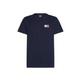 Tommy Jeans TJM SLIM ESSENTIAL FLAG TEE EXT Erkek T-shirt Dark Blue XXL