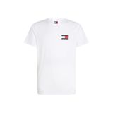 Tommy Jeans TJM SLIM ESSENTIAL FLAG TEE EXT Erkek T-shirt White S