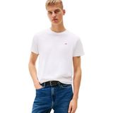 Tommy Jeans TJM SLIM JERSEY C NECK EXT Erkek T-shirt White XXL