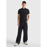 Tommy Jeans TJM SLIM PLACKET POLO Erkek T-shirt Black M