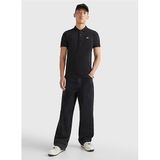 Tommy Jeans TJM SLIM PLACKET POLO Erkek T-shirt Black S
