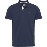Tommy Jeans TJM SLIM PLACKET POLO Erkek T-shirt Twilight Navy L