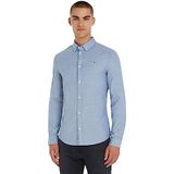 Tommy Jeans TJM SLIM STRETCH OXFORD SHIRT Erkek SHIRT Twilight Navy XL