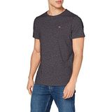 Tommy Jeans TJM XSLIM JASPE C NECK EXT Erkek T-shirt Black L