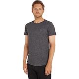 Tommy Jeans TJM XSLIM JASPE C NECK EXT Erkek T-shirt Black XXL