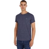 Tommy Jeans TJM XSLIM JASPE C NECK EXT Erkek T-shirt Twilight Navy S