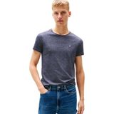 Tommy Jeans TJM XSLIM JASPE C NECK EXT Erkek T-shirt Twilight Navy XXL