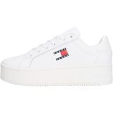 Tommy Jeans TJW FLATFORM SNEAKER Kadın Spor Ayakkabı White 40