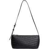 Tommy Jeans TJW MUST AOP SHOULDER BAG Kadın Çanta, Siyah, Tek Beden