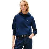 Tommy Jeans TJW REG S FLAG HOODIE Kadın Sweatshirt Dark Night Navy S