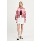 Tommy Jeans Tjw Scrıpt Varsıty Jacket Kadın Pembe Ceket DW0DW20960TI0 - XS