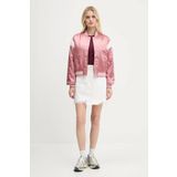 Tommy Jeans TJW SCRIPT VARSITY JACKET Kadın Pembe Ceket DW0DW20960TI0