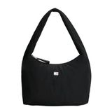 Tommy Jeans TJW URBAN NYLON HOBO Kadın Çanta, Siyah, Tek Beden