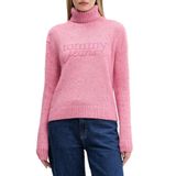 Tommy Jeans Yün Karışımlı Balıkçı Yaka Kazak, S, DW0DW21687, PEMBE, Kadın