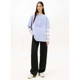 Tommy Jeans Yuvarlak Yaka Baskılı T-Shirt, M, 5003345019, Lila, Kadın