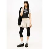 Tommy Jeans Yuvarlak Yaka Baskılı T-Shirt, M, 5003345097, Siyah, Kadın