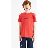 Tommy Life 11117 Coral Baskı Detaylı O Yaka Standart Kalıp Erkek Çocuk T-shirt