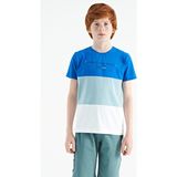 Tommy Life 11135 Beyaz Renk Bloklu O Yaka Baskı Detaylı Standart Kalıp Erkek Çocuk T-Shirt