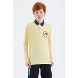 Tommy Life 11172 Sarı Polo Yaka Erkek Çocuk T-Shirt