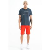 Tommy Life 81247 Kırmızı Fiesta Bağcıklı Logo Nakışlı Standart Kalıp Erkek Şort