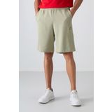 Tommy Life 81260 Çağla Pamuklu Kalın Yumuşak Dokulu Comfort Fit Basic Erkek Şort
