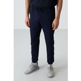 Tommy Life 82123 İndigo Pamuklu Yumuşak Dokulu Comfort Fit Nakışlı Erkek Jogger