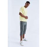 Tommy Life 83091 Çağla Fermuar Cepli Standart Kalıp Klasik Paça Erkek Kapri