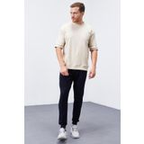 Tommy Life 84652 Lacivert Klasik Cepli Standart Kalıp Manşetli Erkek Eşofman Altı