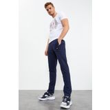 Tommy Life 84669 Klasik Cep Fermuarlı İndigo Erkek Eşofman Altı