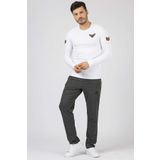 Tommy Life 84671 Antrasit Melanj Air Max Baskılı Erkek Eşofman Altı