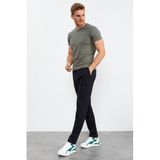 Tommy Life 84682 Lacivert Bağcıklı Cepli Standart Kalıp Klasik Paça Erkek Eşofman Altı