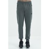 Tommy Life 84929 Haki Fermuar Cepli Bağcıklı Şardonlu Jogger Erkek Eşofman Altı
