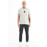 Tommy Life 84952 Antrasit Melanj Bağcıklı Fermuar Cepli Jogger Erkek Eşofman Alt