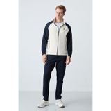 Tommy Life 85113 Bej Lacivert Erkek Eşofman Takımı